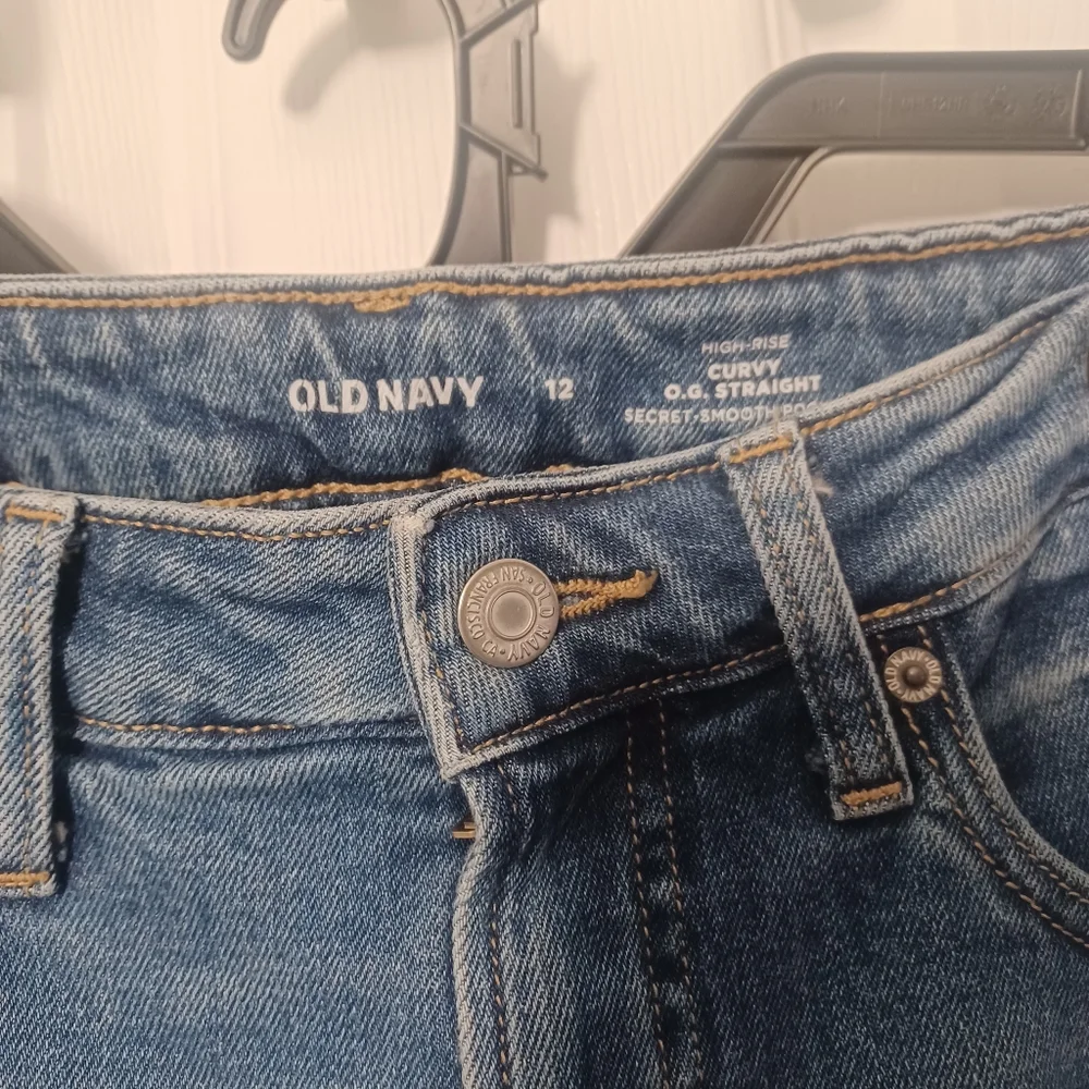 Old Navy Distressed Front Jeans Sz 12